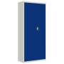 Light gray and blue steel filing cabinet 90x40x200 cm by vidaXL, Filing cabinets - Ref: Foro24-339766, Price: 291,77 €, Disco...