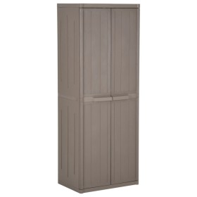 Gartenschrank, PP-Holzoptik, 65 x 45 x 172 cm von vidaXL, Schließfächer und Lagerschränke - Ref: Foro24-151240, Preis: 244,15...