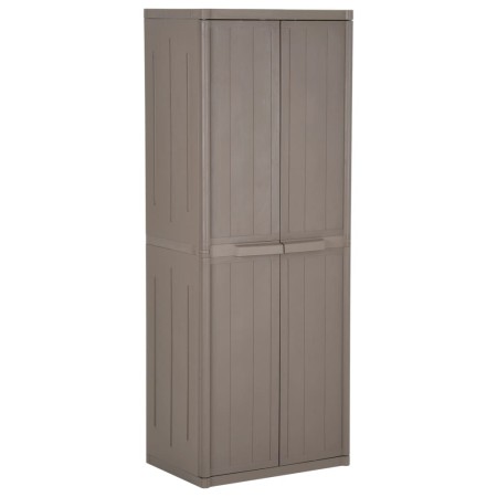 Garden storage cabinet PP wood appearance 65x45x172 cm by vidaXL, Lockers and storage cabinets - Ref: Foro24-151240, Price: 2...