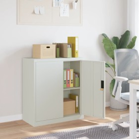 Light gray steel filing cabinet 79x40x90 cm by vidaXL, Filing cabinets - Ref: Foro24-339733, Price: 139,19 €, Discount: %