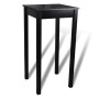 Black MDF high bar table 55x55x107 cm by vidaXL, Kitchen and dining tables - Ref: Foro24-240379, Price: 91,99 €, Discount: %