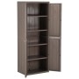 Garden storage cabinet PP wood appearance 65x45x172 cm by vidaXL, Lockers and storage cabinets - Ref: Foro24-151240, Price: 2...