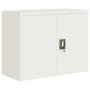 Armario archivador de acero blanco 90x40x70 cm de vidaXL, Armarios archivadores - Ref: Foro24-339720, Precio: 163,52 €, Descu...