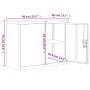 Armario archivador de acero blanco 90x40x70 cm de vidaXL, Armarios archivadores - Ref: Foro24-339720, Precio: 163,52 €, Descu...