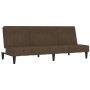 Braunes 2-Sitzer-Schlafsofa aus Mikrofaser von vidaXL, Sofas - Ref: Foro24-340659, Preis: 146,72 €, Rabatt: %