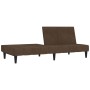 Braunes 2-Sitzer-Schlafsofa aus Mikrofaser von vidaXL, Sofas - Ref: Foro24-340659, Preis: 146,72 €, Rabatt: %