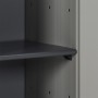 Garden cabinet with 1 gray and black shelf 35x40x85 cm by vidaXL, Lockers and storage cabinets - Ref: Foro24-340982, Price: 7...