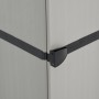 Garden cabinet with 3 shelves gray and black 34x40x168 cm by vidaXL, Lockers and storage cabinets - Ref: Foro24-340985, Price...