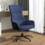 Sillón de relax de tela azul de vidaXL, Sillones - Ref: Foro24-341095, Precio: 84,71 €, Descuento: %