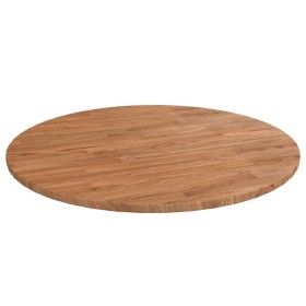 Round light brown oak wood table top Ø80x1.5 cm by vidaXL, Table tops - Ref: Foro24-342963, Price: 90,99 €, Discount: %