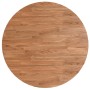 Round light brown oak wood table top Ø80x1.5 cm by vidaXL, Table tops - Ref: Foro24-342963, Price: 94,77 €, Discount: %