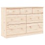 Cómoda cajonera ALTA madera maciza pino 112x35x73 cm de vidaXL, Cajoneras - Ref: Foro24-353919, Precio: 219,82 €, Descuento: %