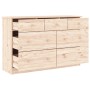 Cómoda cajonera ALTA madera maciza pino 112x35x73 cm de vidaXL, Cajoneras - Ref: Foro24-353919, Precio: 219,82 €, Descuento: %