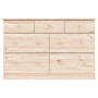 Cómoda cajonera ALTA madera maciza pino 112x35x73 cm de vidaXL, Cajoneras - Ref: Foro24-353919, Precio: 219,82 €, Descuento: %