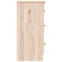 Cómoda cajonera ALTA madera maciza pino 112x35x73 cm de vidaXL, Cajoneras - Ref: Foro24-353919, Precio: 219,82 €, Descuento: %