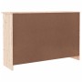 Cómoda cajonera ALTA madera maciza pino 112x35x73 cm de vidaXL, Cajoneras - Ref: Foro24-353919, Precio: 219,82 €, Descuento: %