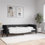 Black fabric sofa bed 80x200 cm by vidaXL, Beds and slatted bases - Ref: Foro24-353980, Price: 208,10 €, Discount: %