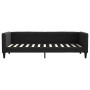 Black fabric sofa bed 80x200 cm by vidaXL, Beds and slatted bases - Ref: Foro24-353980, Price: 208,10 €, Discount: %