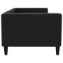 Black fabric sofa bed 80x200 cm by vidaXL, Beds and slatted bases - Ref: Foro24-353980, Price: 208,10 €, Discount: %