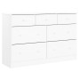 Cómoda cajonera ALTA madera maciza pino blanco 112x35x73 cm de vidaXL, Cajoneras - Ref: Foro24-353920, Precio: 257,33 €, Desc...