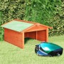 Solid fir wood robotic lawnmower shed 72x87x50 cm by vidaXL, Lawn Mower Covers - Ref: Foro24-170878, Price: 120,62 €, Discoun...