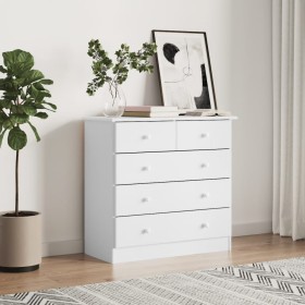 Chest of drawers ALTA solid white pine wood 77x35x73 cm by vidaXL, Drawers - Ref: Foro24-353922, Price: 159,57 €, Discount: %