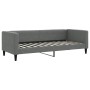 Sofá cama tela gris oscuro 80x200 cm de vidaXL, Camas y somieres - Ref: Foro24-353979, Precio: 212,42 €, Descuento: %