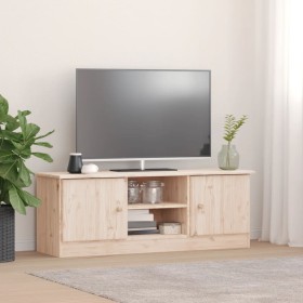 TV stand TALL solid pine wood 112x35x41 cm by vidaXL, TV Furniture - Ref: Foro24-353935, Price: 80,99 €, Discount: %