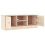 TV stand TALL solid pine wood 112x35x41 cm by vidaXL, TV Furniture - Ref: Foro24-353935, Price: 82,05 €, Discount: %