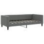 Sofá cama tela gris oscuro 90x190 cm de vidaXL, Camas y somieres - Ref: Foro24-353994, Precio: 210,66 €, Descuento: %