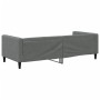 Sofá cama tela gris oscuro 90x190 cm de vidaXL, Camas y somieres - Ref: Foro24-353994, Precio: 210,66 €, Descuento: %