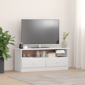 TV cabinet with drawers ALTA white pine wood 100x35x41cm by vidaXL, TV Furniture - Ref: Foro24-353934, Price: 74,98 €, Discou...