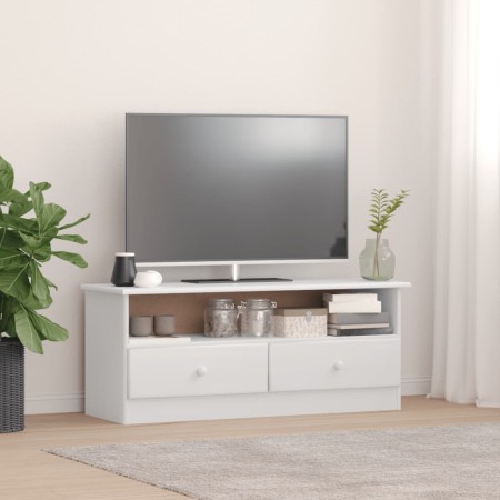 Mueble de TV con cajones ALTA madera de pino blanco 100x35x41cm de vidaXL, Muebles TV - Ref: Foro24-353934, Precio: 74,98 €, ...