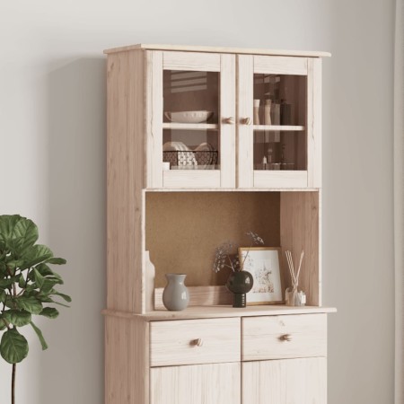 Upper cabinet for dressing table ALTA pine wood 77x30x92 cm by vidaXL, Sideboards - Ref: Foro24-353945, Price: 153,52 €, Disc...