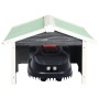 Gray and white fir wood robotic lawnmower shed by vidaXL, Lawn Mower Covers - Ref: Foro24-170879, Price: 125,25 €, Discount: %