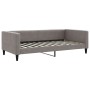 Sofá cama tela gris taupe 100x200 cm de vidaXL, Camas y somieres - Ref: Foro24-353991, Precio: 219,99 €, Descuento: %