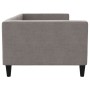 Sofá cama tela gris taupe 90x200 cm de vidaXL, Camas y somieres - Ref: Foro24-353986, Precio: 213,99 €, Descuento: %