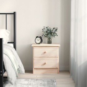 ALTA bedside table solid pine wood 41x35x41 cm by vidaXL, Nightstands - Ref: Foro24-353915, Price: 42,25 €, Discount: %