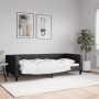 Sofá cama tela negro 90x200 cm de vidaXL, Camas y somieres - Ref: Foro24-353985, Precio: 218,89 €, Descuento: %