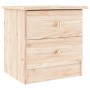 Mesita de noche ALTA madera maciza de pino 41x35x41 cm de vidaXL, Mesitas de noche - Ref: Foro24-353915, Precio: 42,45 €, Des...