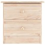 Mesita de noche ALTA madera maciza de pino 41x35x41 cm de vidaXL, Mesitas de noche - Ref: Foro24-353915, Precio: 42,45 €, Des...