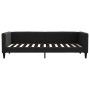 Sofá cama tela negro 90x200 cm de vidaXL, Camas y somieres - Ref: Foro24-353985, Precio: 218,89 €, Descuento: %