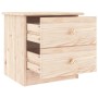 Mesita de noche ALTA madera maciza de pino 41x35x41 cm de vidaXL, Mesitas de noche - Ref: Foro24-353915, Precio: 42,45 €, Des...