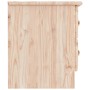 Mesita de noche ALTA madera maciza de pino 41x35x41 cm de vidaXL, Mesitas de noche - Ref: Foro24-353915, Precio: 42,45 €, Des...