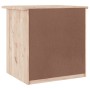 Mesita de noche ALTA madera maciza de pino 41x35x41 cm de vidaXL, Mesitas de noche - Ref: Foro24-353915, Precio: 42,45 €, Des...