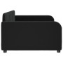 Black velvet sofa bed 100x200 cm by vidaXL, Beds and slatted bases - Ref: Foro24-354069, Price: 238,99 €, Discount: %