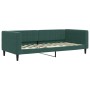 Dark green velvet sofa bed 90x200 cm by vidaXL, Beds and slatted bases - Ref: Foro24-354010, Price: 213,61 €, Discount: %