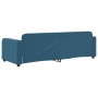 Blue velvet sofa bed 80x200 cm by vidaXL, Beds and slatted bases - Ref: Foro24-354050, Price: 212,46 €, Discount: %