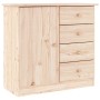 ALTA sideboard solid pine wood 77x35x73 cm by vidaXL, Sideboards - Ref: Foro24-353943, Price: 104,94 €, Discount: %