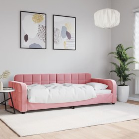 Sofá cama terciopelo rosa 80x200 cm de vidaXL, Camas y somieres - Ref: Foro24-354054, Precio: 209,99 €, Descuento: %